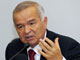 Le président ouzbek Islam Karimov devant la presse, le 17 mai 2005.(Photo: AFP)