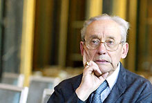 Portrait du philosophe français Paul Ricoeur, réalisé le 11 juin 2003 à la Fondation Singer-Polignac à Paris. (Photo: AFP)