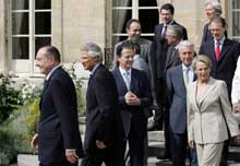 A la sortie du premier conseil des ministres du nouveau gouvernement.(Photo: AFP)