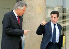 La composition du gouvernement donnera une meilleure indication des rapports de forces entre Villepinistes et Sarkozystes dans la nouvelle équipe de ministres.(Photo: AFP)