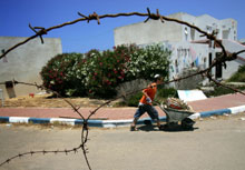 Israéliens et Palestiniens se sont mis d’accord pour que les habitations des colons soient détruites après l’évacuation prévue à la mi-août de la bande de Gaza.(Photo : AFP)