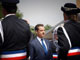 Nicolas Sarkozy à la cérémonie de sortie de la 55è promotion de commissaires de police.(Photo : AFP)