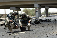 Selon le Pentagone depuis le début de la guerre, 1 700 soldats sont morts et plus de 13 000 ont été blessés.(Photo : AFP)