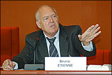 Bruno Etienne, professeur de sciences politiques et directeur de l'Observatoire du religieux à l'Institut d'études politiques d'Aix-en-Provence.(Photo : coe.int)