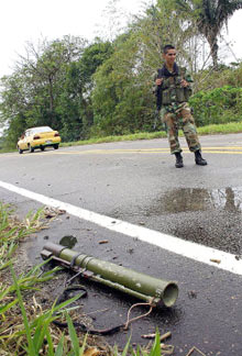 Principale guérilla du pays avec 17 000 hommes, les Farc retiennent quelque 1 600 otages.Photo : AFP