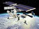 Impression d'artiste de la station spatiale internationale.Photo: ESA