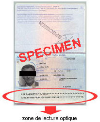 En France, ce document à lecture optique est désigné sous le terme de Passeport Delphine.(© Ministère des Affaires étrangères/Les Français et l'étranger)