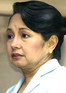 Gloria Arroyo est au centre d’un scandale concernant l’élection présidentielle de 2004 qu’elle a gagnée et se trouve également liée à des affaires de corruption impliquant ses proches.(Photo: AFP)