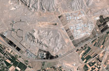 Le site d'Ispahan, le 21 juillet 2004.Photo : Digitalglobe