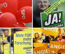 Après le vote du 18 septembre, les chrétiens-démocrates et les sociaux-démocrates sont au coude à coude.  (Photo: AFP)