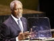 «<EM>Nous aurions tous aimé obtenir davantage, mais c’est un pas en avant important</EM>», a déclaré Kofi Annan.(Photo : AFP)
