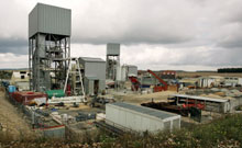 Le site d'enfouissement de déchets nucléaires de Bure, en Lorraine.(Photo : AFP)