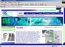 Le <A href="http://www.slc-wireless.com/societe.htm" target=_BLANK>site</A> de la société Smart Link Communication.DR
