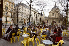 L'université de la Sorbonne dans le quartier latin, à Paris.(Photo : AFP°