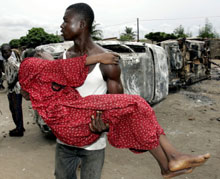 Les violences politiques autour du 24 avril, ont fait entre «400 et 500 morts».(Photo : AFP)