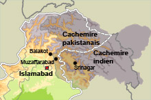Carte du Cachemire(Carte : DK/RFI)