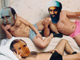 Les artistes du collectif russe «Blue Noses group». La Fiac a misé sur une plus grande représentation étrangère.D.R.