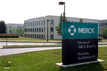 Les laboratoires Merck, à Lansdale (Pennsylvanie). En France, le cancer du col de l'utérus est une priorité de santé publique.(Photo: AFP)