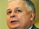 Lech  Kaczynski, 56 ans, du parti de la droite catholique Droit et Justice (PiS). 

		(Photo: AFP)