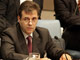 Le Premier ministre serbe Kostunica a réclamé, devant le conseil de sécurité de l'ONU, le 24 octobre 2005, la garantie que l'on ne dérogera pas au «<I>principe inviolable du respect de la souveraineté et de l'intégrité territoriale d'un Etat démocratique</I>».(Photo : AFP)