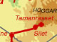 L’une des pistes d’entrée sur le territoire algérien passe par l’ouest de la frontière. Direction Silet aux portes de Tamanrasset.(Cartographie: SB/RFI)