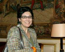 Salomé Zourabichvili en visite au ministère des Affaires étrangères français à Paris.(Photo: MAE/F. de la Mure)