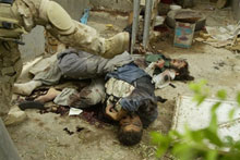 L'offensive américaine sur la ville de Falloujah, en novembre 2004, avait fait 470 morts et 1200 bléssés, selon l'armée U.S.(Photo : AFP)