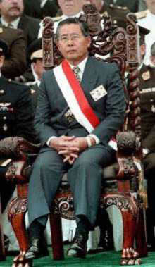 Alberto Fujimori, l 'ex-président péruvien, est accusé de corruption.(Photo : AFP)