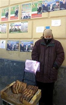A Grozny, le 24 novembre 2005.Photo : AFP