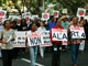 Manifestation, à Fort-de-France (Martinique), à l'appel du «Collectif martiniquais pour l'abrogation de la loi de la honte».(Photo : AFP)