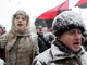 Manifestation à Kiev -Ukraine- contre le quadruplement des prix du gaz russe.(Photo: AFP)
