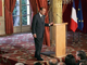 Jacques Chirac lors de la séance des voeux au corps diplomatique.(Photo : AFP)