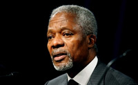 Le médiateur dans la crise kényane, Kofi Annan.(Photo : AFP)