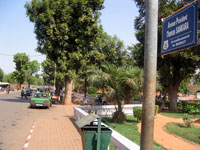 L'avenue Thomas Sankara Ã  Ouagadougou.(Photo : Alpha Barry/RFI)