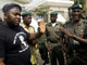 Le Mouvement d'Emancipation du Delta du Niger a demandé la libération de Dokubo Asari (à G.), accusé de complot contre le chef de l'Etat.(Photo : AFP)