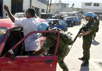 Les rapports entre la Minustah et la population haïtienne sont rentrés dans une phase conflictuelle.(Photo : AFP)