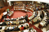 L'Assemblée nationale issue des élections du 16 décembre 2000 a été dissoute ce dimanche.(Photo : AFP)