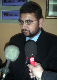 Sami Abu Zuhri, porte-parole du Hamas.(Photo : Manu Pochez/RFI)