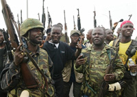 Une entreprise de sécurité américaine, Dyncorp International, financée par Washington, est en charge de la restructuration de l'armée libérienne dissoute en 2005.(Photo : AFP)