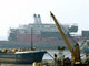 Vue des chantiers navals de la baie d'Alang en Inde.(Photo : AFP)