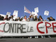 La mobilisation reste forte du côté des opposants au CPE.(Photo: AFP)