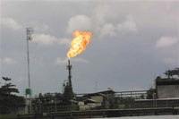 Le terminal pétrolier du groupe Shell à Eguatu (Nigeria).(Photo: AFP)