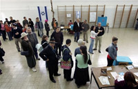 5 014 622 électeurs sont attendus aux urnes pour élire les 120 députés de la 17ème Knesset.(Photo : AFP)