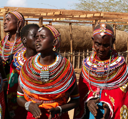 Les habitantes d'Umoja.(Photo : Méryl Bécède/RFI)