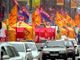 Ambiance de campagne dans une rue de Kiev.(Photo: AFP)