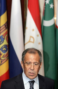 Le ministre russe des Affaires étrangères, Sergueï Lavrov, devait être reçu par le président Bush au sujet du dossier nucléaire iranien.(Photo : AFP)