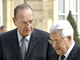 Un entretien Jacques Chirac - Mahmoud Abbas, à l'Elysée, consacré essentiellement à la question de l'aide à la population palestinienne.(Photo : AFP)