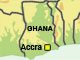 Ghana.(Carte : RFI)