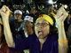 Manifestation à Bangkok. 

		(Photo: AFP)
