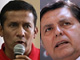 Ollanta Humala (à g.) et Alan Garcia (à dr.).(Photos: AFP)